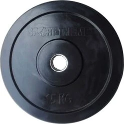 Sport-Thieme Hantelscheibe "Bumper Plate", Schwarz -Geschäft Für Fitnessgeräte 235 4620